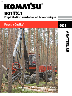 Kombajny Komatsu 901 TX