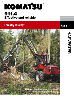 Kombajny Komatsu 911.4
