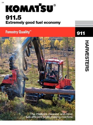Kombajny Komatsu 911.5