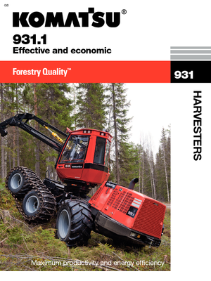Kombajny Komatsu 931.1