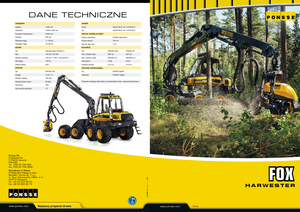Kombajny Ponsse Fox