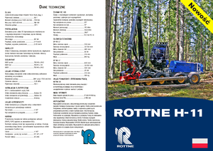 Kombajny Rottne H 11