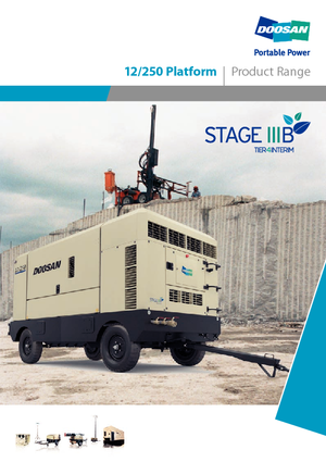 Przenośne sprężarki i kompresory powietrza - wyskoprężne, elektryczne i spalinowe Doosan 12/250