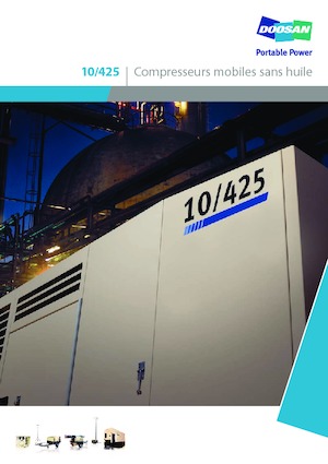 Przenośne sprężarki i kompresory powietrza - wyskoprężne, elektryczne i spalinowe Doosan 10/425