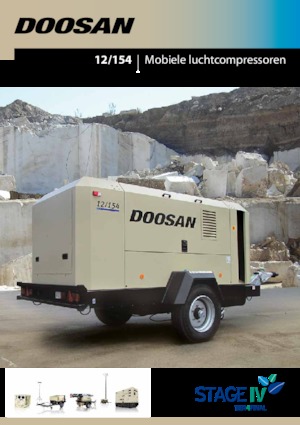 Przenośne sprężarki i kompresory powietrza - wyskoprężne, elektryczne i spalinowe Doosan 12/154 