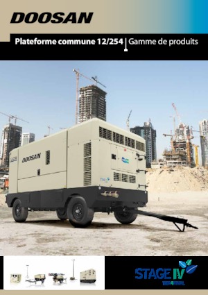 Przenośne sprężarki i kompresory powietrza - wyskoprężne, elektryczne i spalinowe Doosan 12/254 