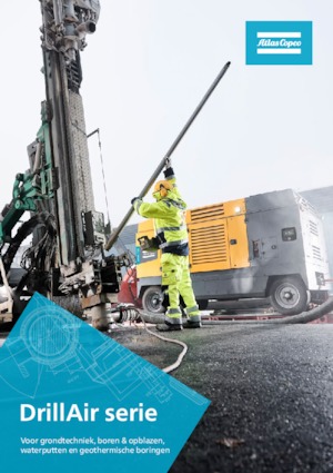 Stacjonarne sprężarki i kompresory powietrza - wyskoprężne, elektryczne i spalinowe Atlas Copco DrillAir H32