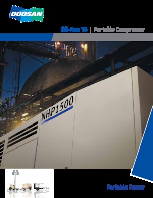 Przenośne sprężarki i kompresory powietrza - wyskoprężne, elektryczne i spalinowe Doosan NHP 1500 WCU 