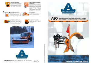 Pługi śnieżne autostradowe Assaloni A 90.40*