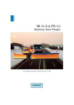 Pługi śnieżne autostradowe Schmidt ML 51 A