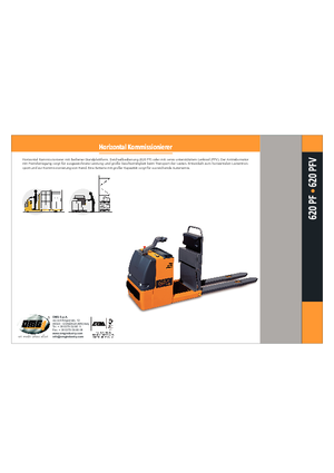 Wózki do kompletacji zamówień OMG 620 PFV