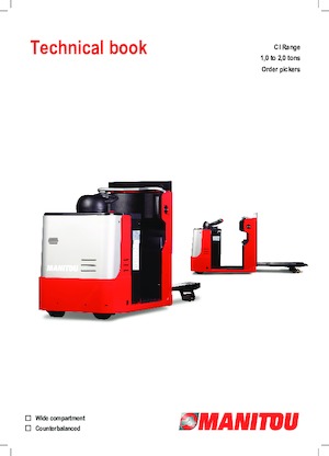 Wózki do kompletacji zamówień Manitou CI 12 PF