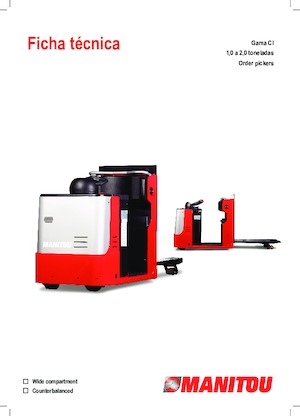 Wózki do kompletacji zamówień Manitou CI 12 PF