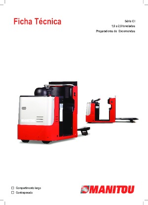 Wózki do kompletacji zamówień Manitou CI 12 PF