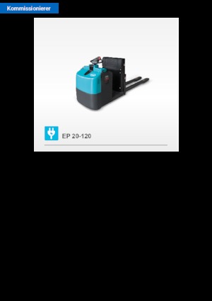 Wózki do kompletacji zamówień Baoli EP 20-120