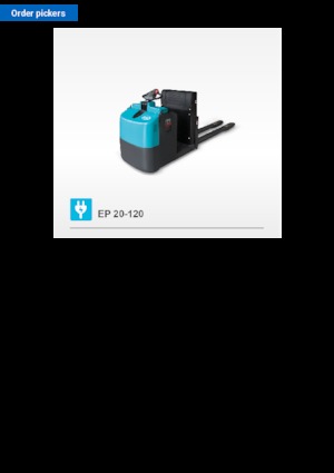 Wózki do kompletacji zamówień Baoli EP 20-120