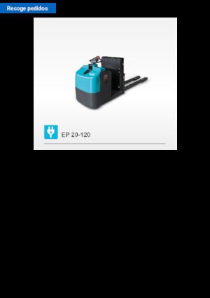 Wózki do kompletacji zamówień Baoli EP 20-120