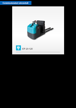 Wózki do kompletacji zamówień Baoli EP 20-120