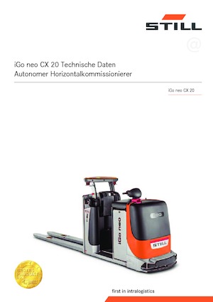 Wózki do kompletacji zamówień Still iGo neo CX 20