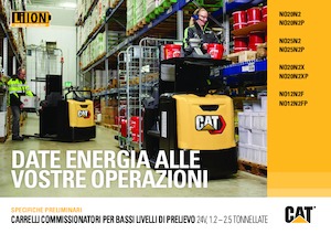 Wózki do kompletacji zamówień Caterpillar NO20N2X