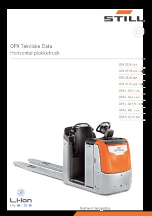 Wózki do kompletacji zamówień Still OPX 25