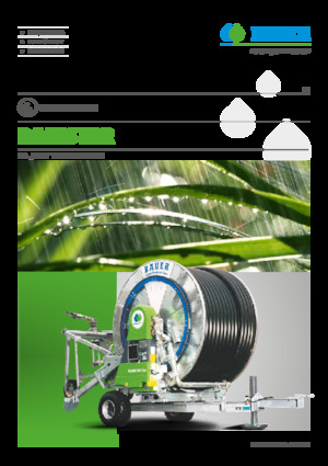 Bębny do węża Bauer Irrigation RAINSTAR A3 63-150