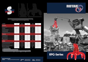 Hydrauliczne łyżki chwytakowe Rotar RPG 4-450