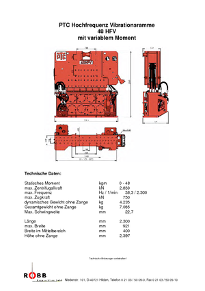 Wibromłoty PTC 48 HFV