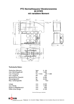 Wibromłoty PTC 60 HVWS