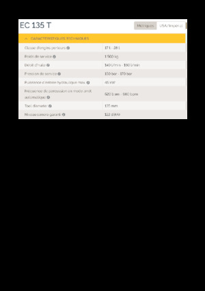 Młoty hydrauliczne Epiroc EC 150 T