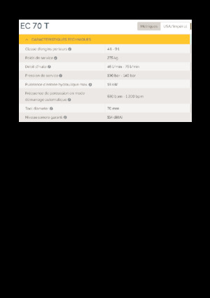 Młoty hydrauliczne Epiroc EC 70 T