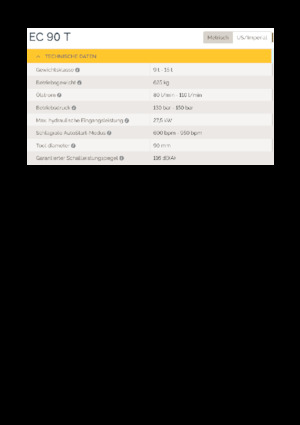 Młoty hydrauliczne Epiroc EC 90 T