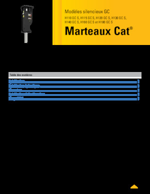 Młoty hydrauliczne Caterpillar H140GC S 
