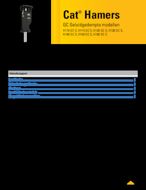 Młoty hydrauliczne Caterpillar H140GC S 
