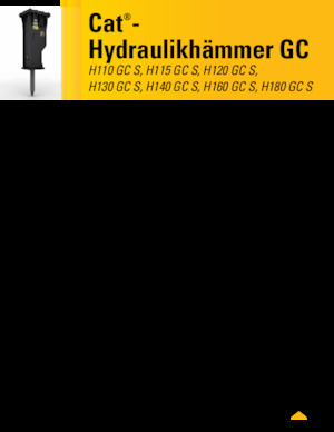 Młoty hydrauliczne Caterpillar H110GC S 