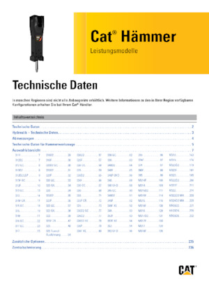 Młoty hydrauliczne Caterpillar H120 S