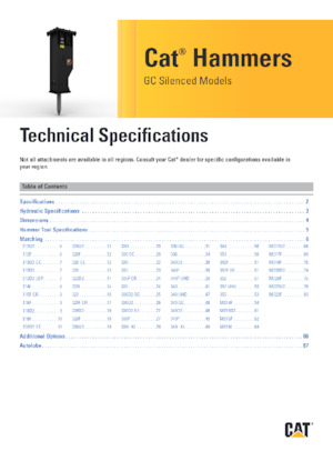 Młoty hydrauliczne Caterpillar H140GC S 