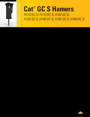 Młoty hydrauliczne Caterpillar H140GC S 