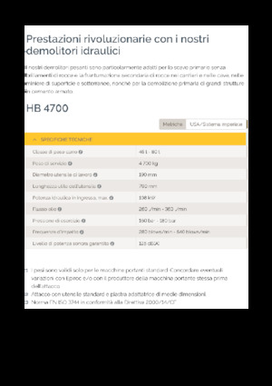 Młoty hydrauliczne Epiroc HB 4700