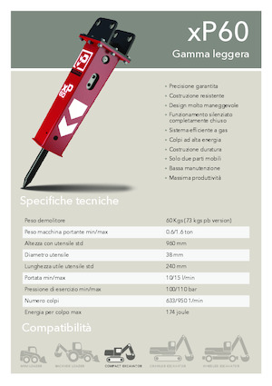 Młoty hydrauliczne Promove xP 60 