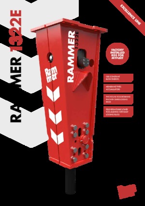 Młoty hydrauliczne Rammer 1322E
