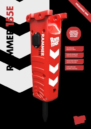 Młoty hydrauliczne Rammer 155E