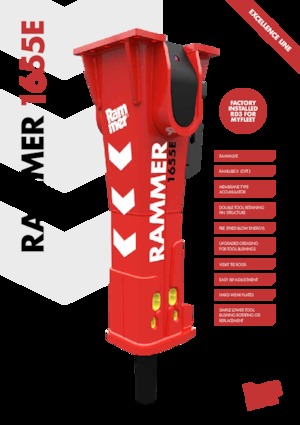 Młoty hydrauliczne Rammer 1655E