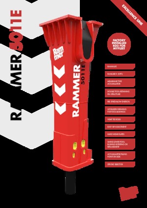 Młoty hydrauliczne Rammer 5011E