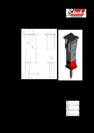 Młoty hydrauliczne Steck B 15
