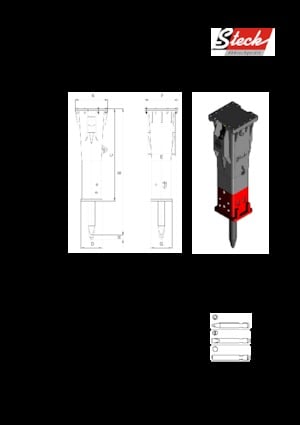 Młoty hydrauliczne Steck B 7