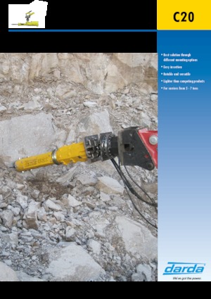 Młoty hydrauliczne Darda C20 V