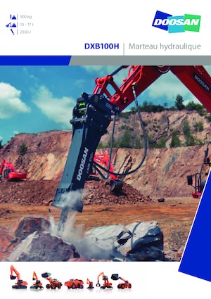 Młoty hydrauliczne Doosan DXB100H