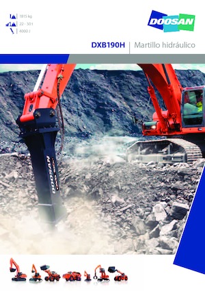 Młoty hydrauliczne Doosan DXB190H