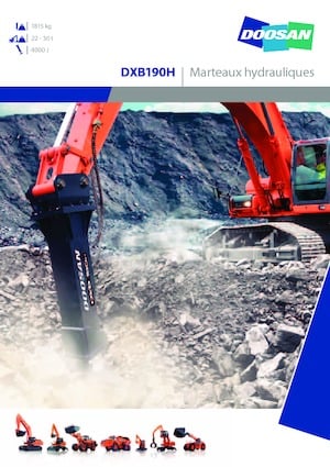 Młoty hydrauliczne Doosan DXB190H